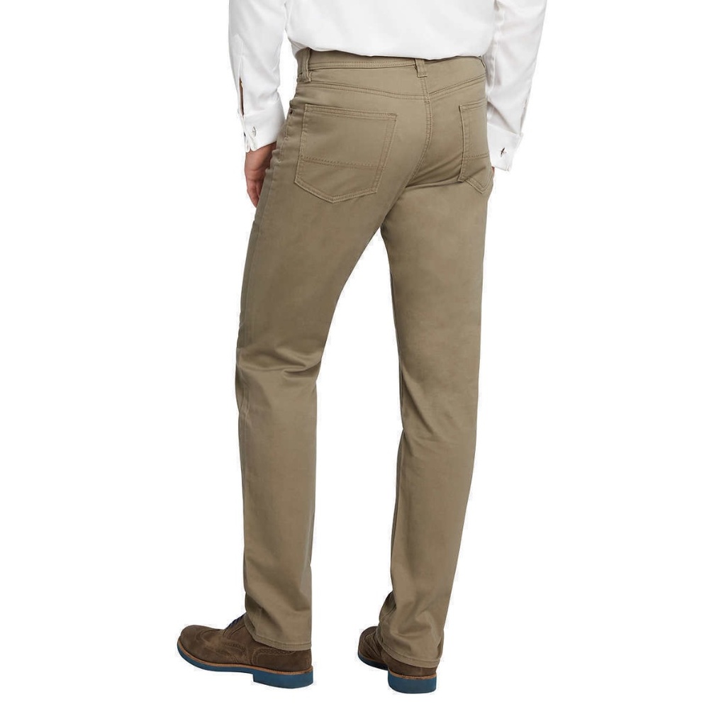 Kirkland Signature Men's 5 Pocket Brushed Cotton P - Picture 4 of 4